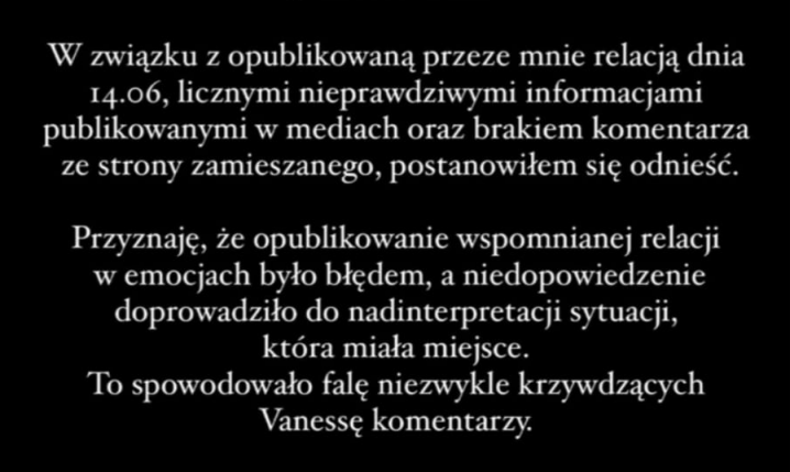 OŚWIADCZENIE w sprawie niedawnej ''afery'' z udziałem Nicoli Zalewskiego xD